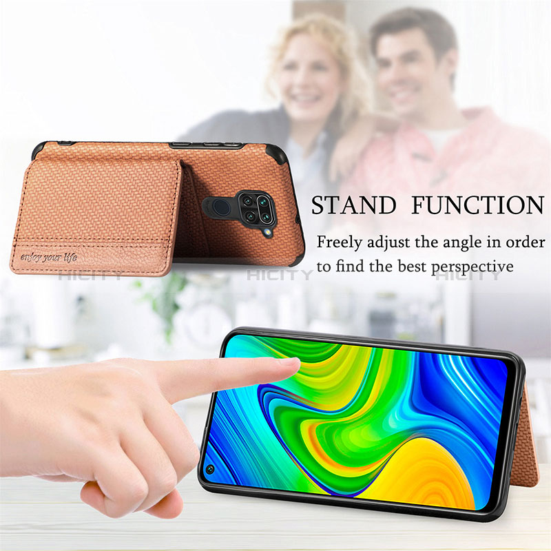 Silikon Hülle Handyhülle Ultra Dünn Schutzhülle Tasche Flexible mit Magnetisch S01D für Xiaomi Redmi 10X 4G