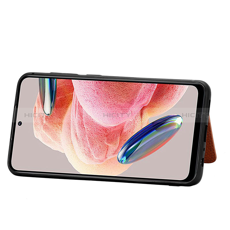 Silikon Hülle Handyhülle Ultra Dünn Schutzhülle Tasche Flexible mit Magnetisch S01D für Xiaomi Redmi Note 12 4G groß