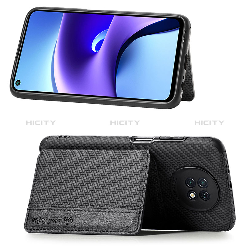 Silikon Hülle Handyhülle Ultra Dünn Schutzhülle Tasche Flexible mit Magnetisch S01D für Xiaomi Redmi Note 9 5G