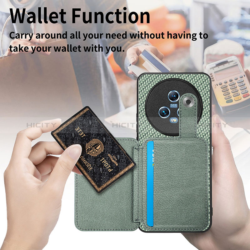 Silikon Hülle Handyhülle Ultra Dünn Schutzhülle Tasche Flexible mit Magnetisch S02D für Huawei Honor Magic5 5G