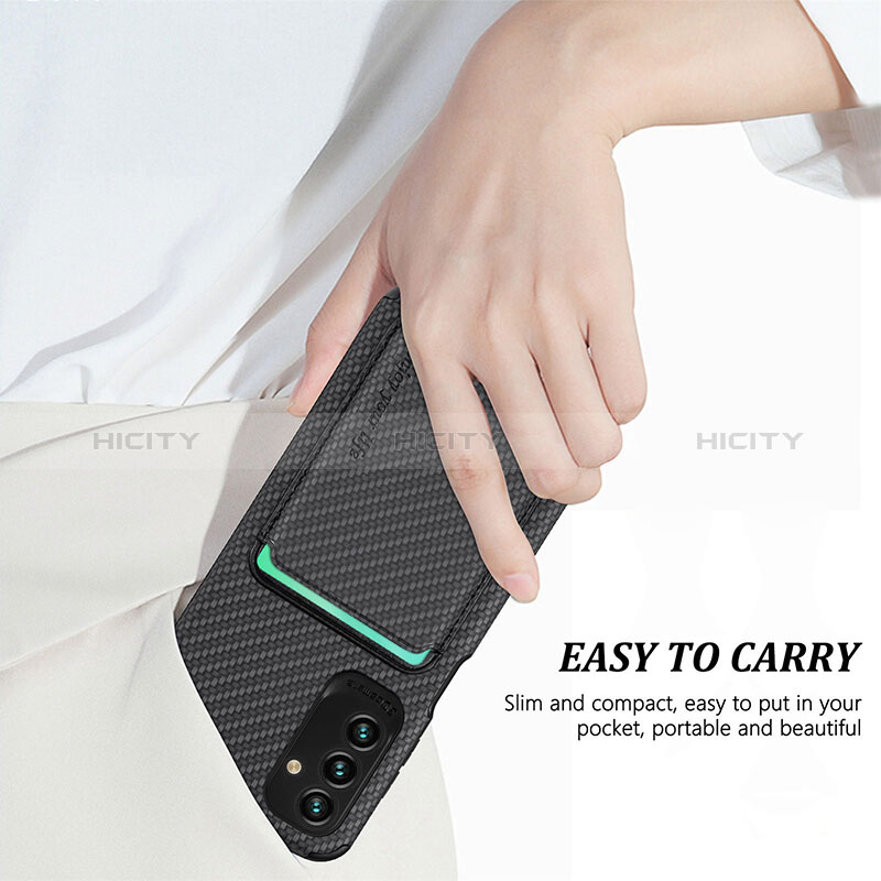 Silikon Hülle Handyhülle Ultra Dünn Schutzhülle Tasche Flexible mit Magnetisch S02D für Samsung Galaxy A04s groß