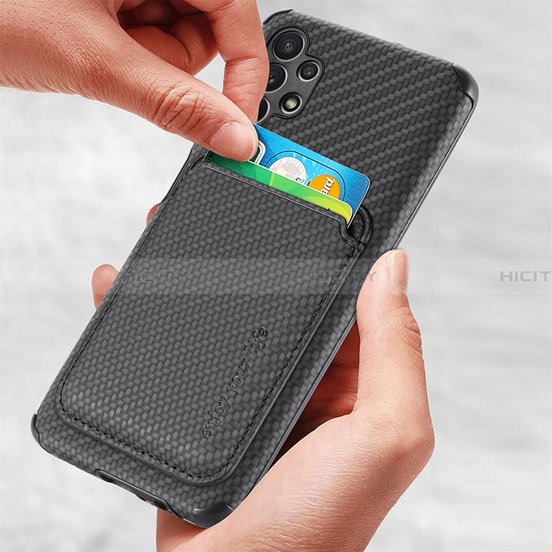 Silikon Hülle Handyhülle Ultra Dünn Schutzhülle Tasche Flexible mit Magnetisch S02D für Samsung Galaxy A32 4G