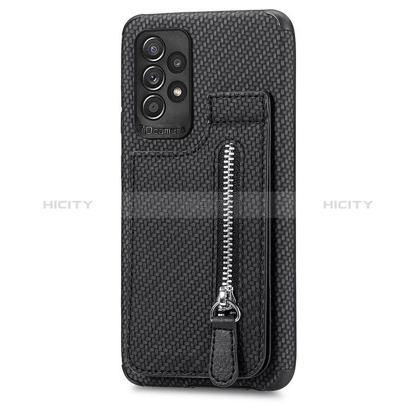 Silikon Hülle Handyhülle Ultra Dünn Schutzhülle Tasche Flexible mit Magnetisch S02D für Samsung Galaxy A52s 5G groß