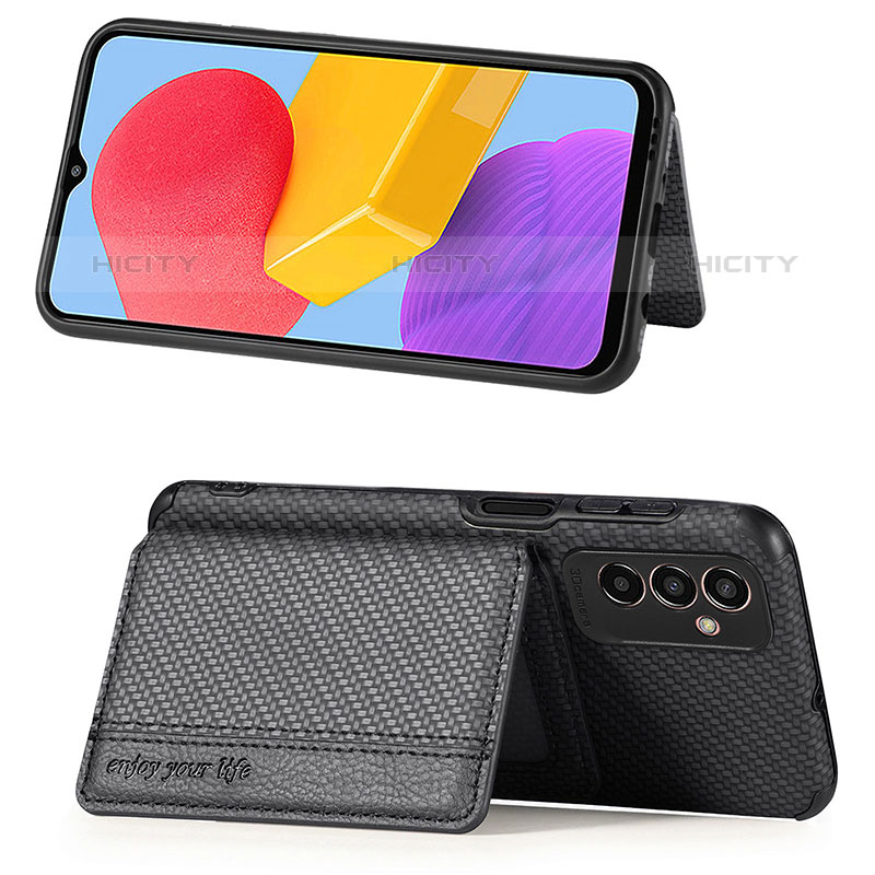 Silikon Hülle Handyhülle Ultra Dünn Schutzhülle Tasche Flexible mit Magnetisch S02D für Samsung Galaxy M13 5G