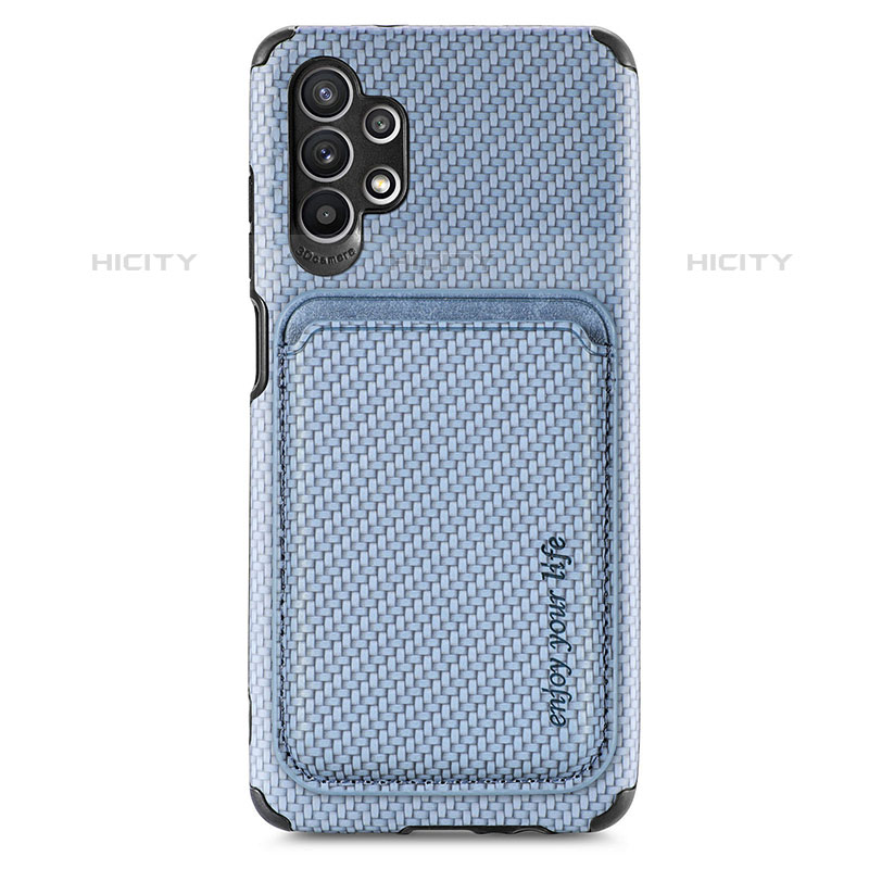 Silikon Hülle Handyhülle Ultra Dünn Schutzhülle Tasche Flexible mit Magnetisch S02D für Samsung Galaxy M32 5G