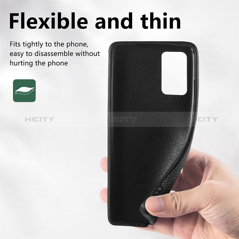 Silikon Hülle Handyhülle Ultra Dünn Schutzhülle Tasche Flexible mit Magnetisch S02D für Samsung Galaxy Note 20 5G