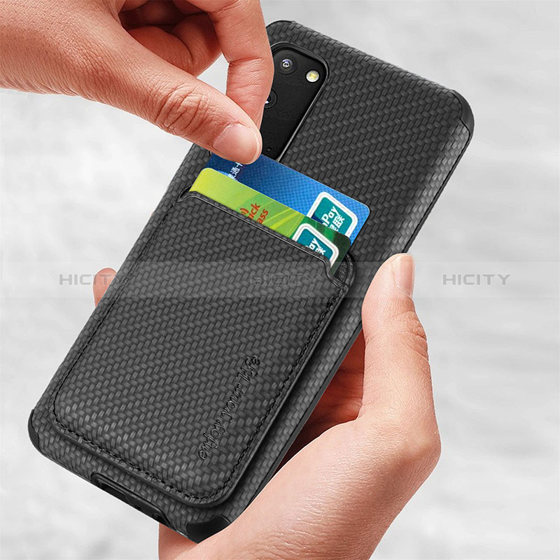 Silikon Hülle Handyhülle Ultra Dünn Schutzhülle Tasche Flexible mit Magnetisch S02D für Samsung Galaxy S20 5G groß