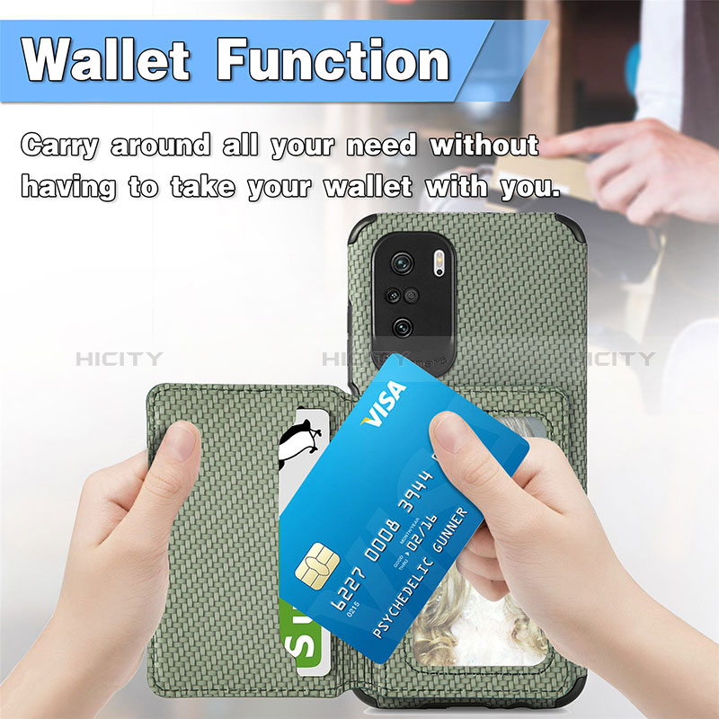 Silikon Hülle Handyhülle Ultra Dünn Schutzhülle Tasche Flexible mit Magnetisch S02D für Xiaomi Mi 11X 5G groß