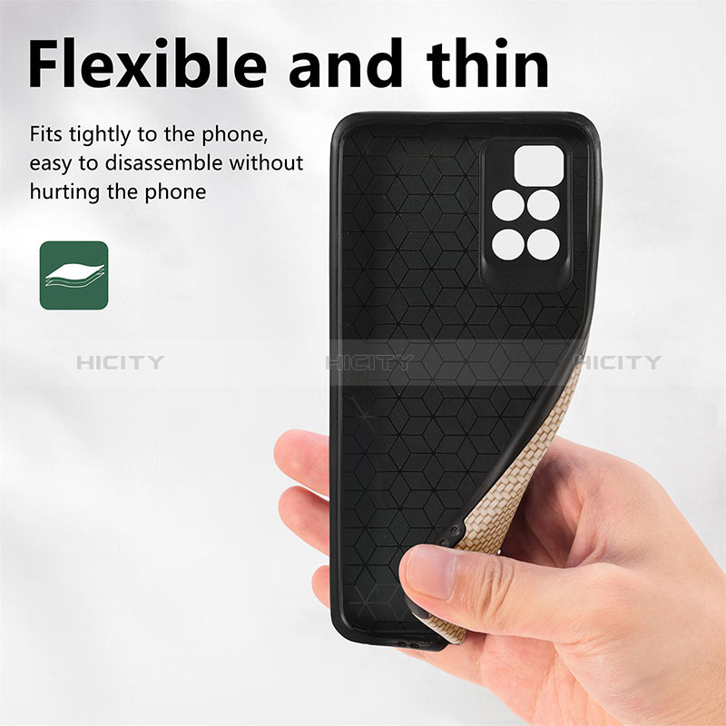 Silikon Hülle Handyhülle Ultra Dünn Schutzhülle Tasche Flexible mit Magnetisch S02D für Xiaomi Redmi Note 11 Pro+ Plus 5G