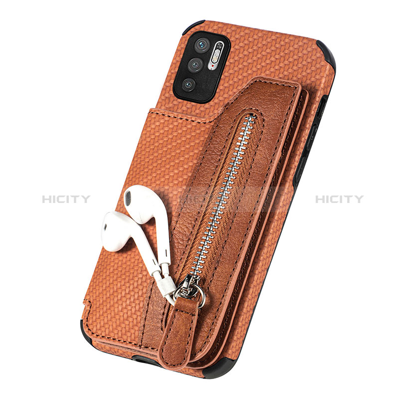 Silikon Hülle Handyhülle Ultra Dünn Schutzhülle Tasche Flexible mit Magnetisch S02D für Xiaomi Redmi Note 11 SE 5G groß