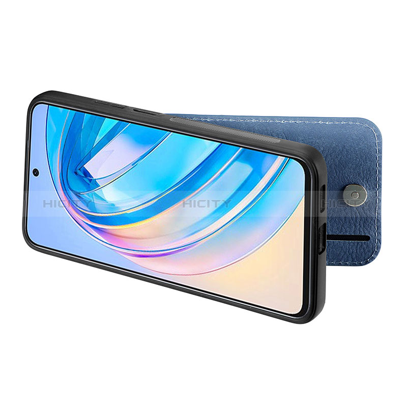 Silikon Hülle Handyhülle Ultra Dünn Schutzhülle Tasche Flexible mit Magnetisch S03D für Huawei Honor X8a 4G