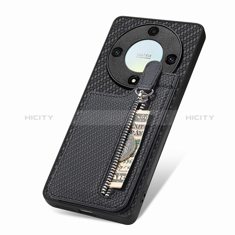 Silikon Hülle Handyhülle Ultra Dünn Schutzhülle Tasche Flexible mit Magnetisch S03D für Huawei Honor X9a 5G groß