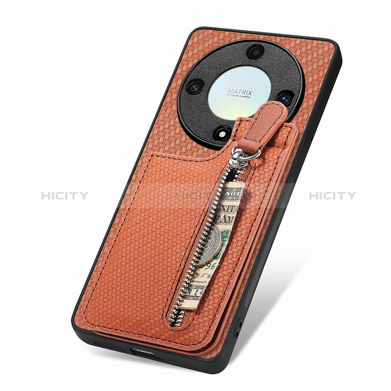 Silikon Hülle Handyhülle Ultra Dünn Schutzhülle Tasche Flexible mit Magnetisch S03D für Huawei Honor X9a 5G groß