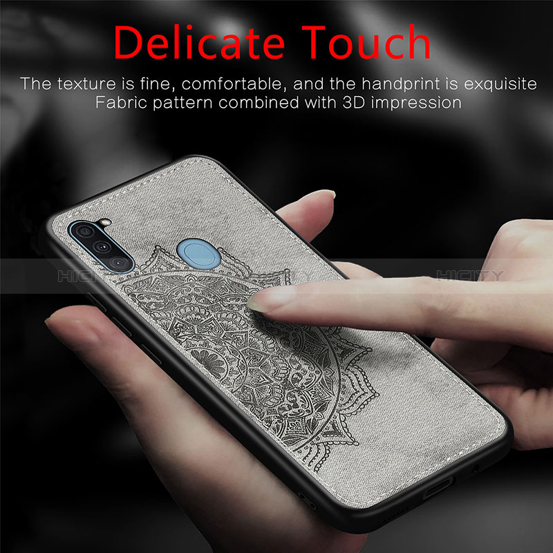 Silikon Hülle Handyhülle Ultra Dünn Schutzhülle Tasche Flexible mit Magnetisch S03D für Samsung Galaxy A11