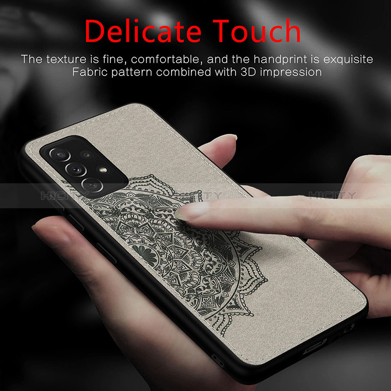 Silikon Hülle Handyhülle Ultra Dünn Schutzhülle Tasche Flexible mit Magnetisch S03D für Samsung Galaxy A52s 5G