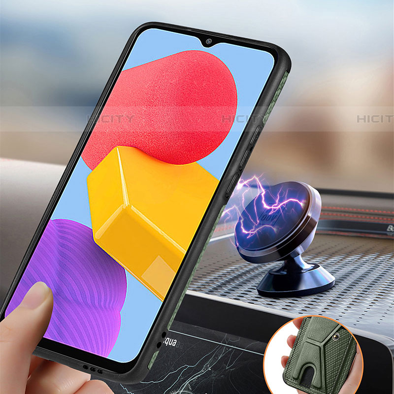 Silikon Hülle Handyhülle Ultra Dünn Schutzhülle Tasche Flexible mit Magnetisch S03D für Samsung Galaxy F13 4G