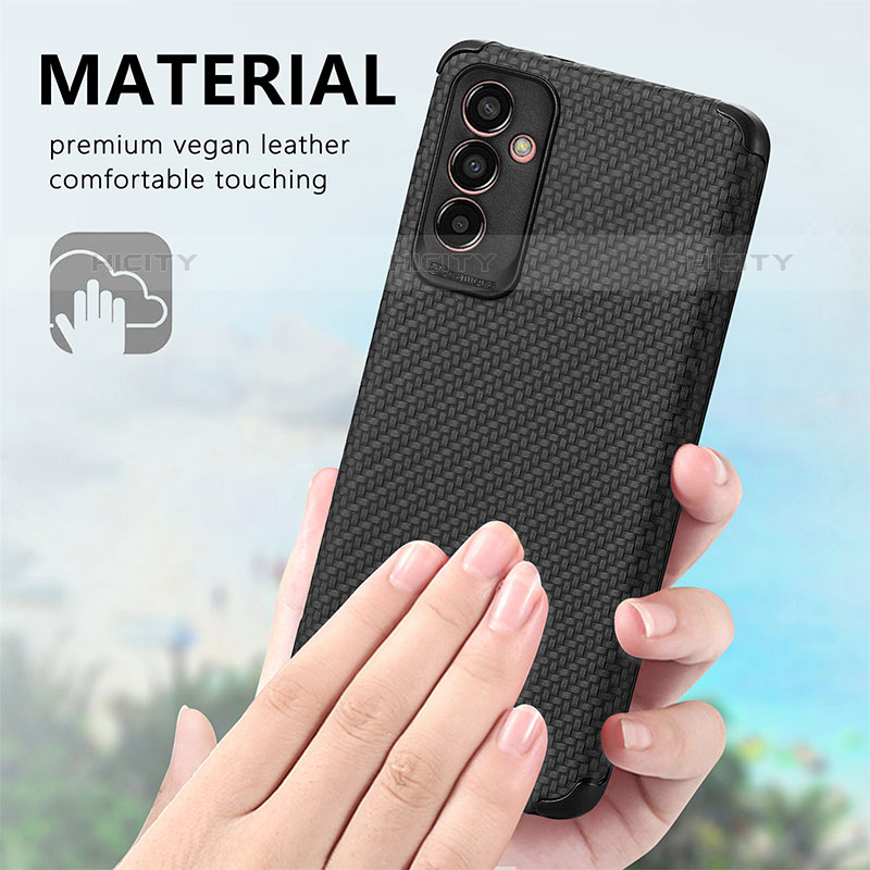 Silikon Hülle Handyhülle Ultra Dünn Schutzhülle Tasche Flexible mit Magnetisch S03D für Samsung Galaxy M13 5G