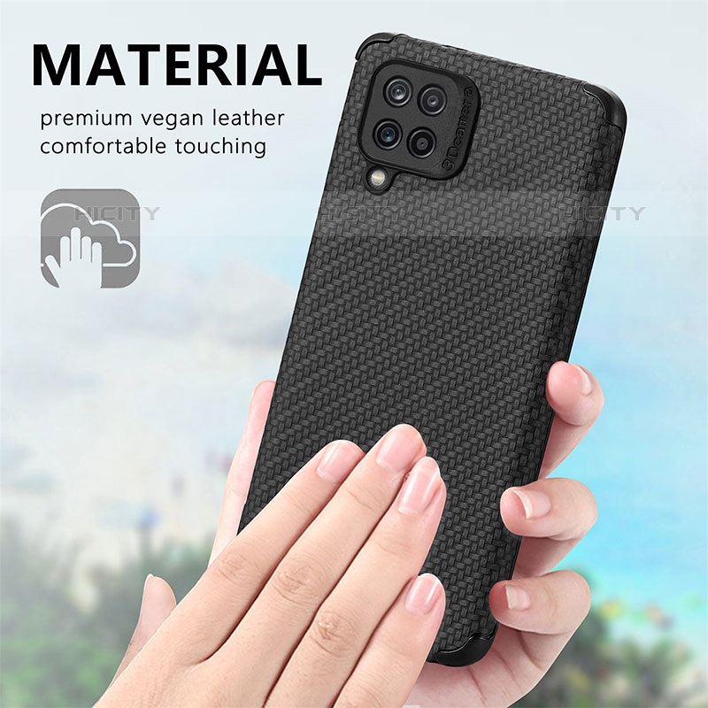 Silikon Hülle Handyhülle Ultra Dünn Schutzhülle Tasche Flexible mit Magnetisch S03D für Samsung Galaxy M32 4G