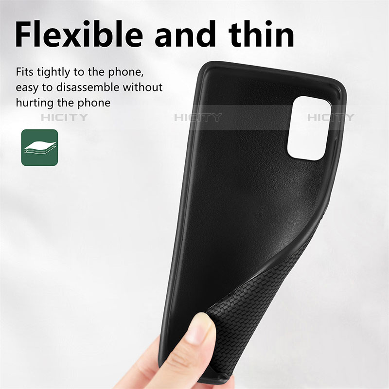 Silikon Hülle Handyhülle Ultra Dünn Schutzhülle Tasche Flexible mit Magnetisch S03D für Samsung Galaxy M32 4G groß