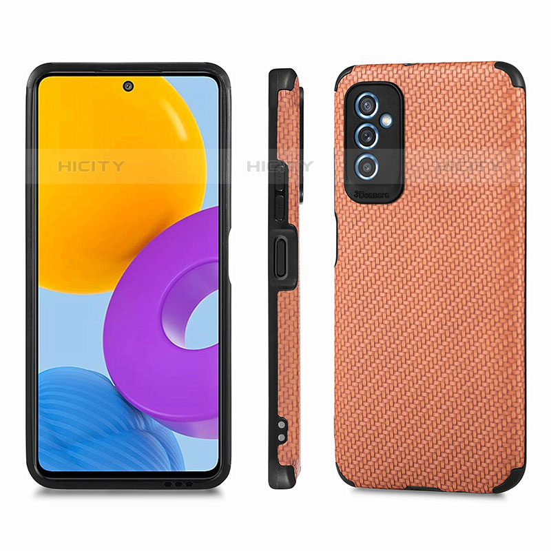 Silikon Hülle Handyhülle Ultra Dünn Schutzhülle Tasche Flexible mit Magnetisch S03D für Samsung Galaxy M52 5G