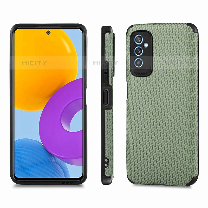 Silikon Hülle Handyhülle Ultra Dünn Schutzhülle Tasche Flexible mit Magnetisch S03D für Samsung Galaxy M52 5G