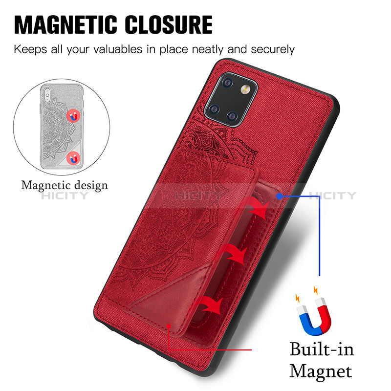 Silikon Hülle Handyhülle Ultra Dünn Schutzhülle Tasche Flexible mit Magnetisch S03D für Samsung Galaxy M60s