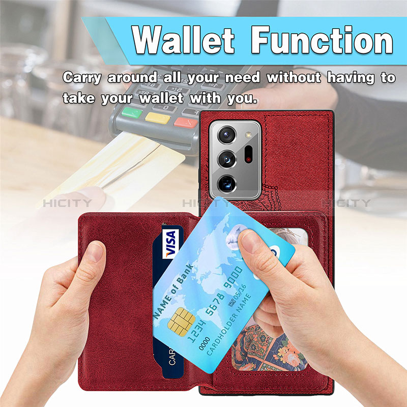 Silikon Hülle Handyhülle Ultra Dünn Schutzhülle Tasche Flexible mit Magnetisch S03D für Samsung Galaxy Note 20 Ultra 5G