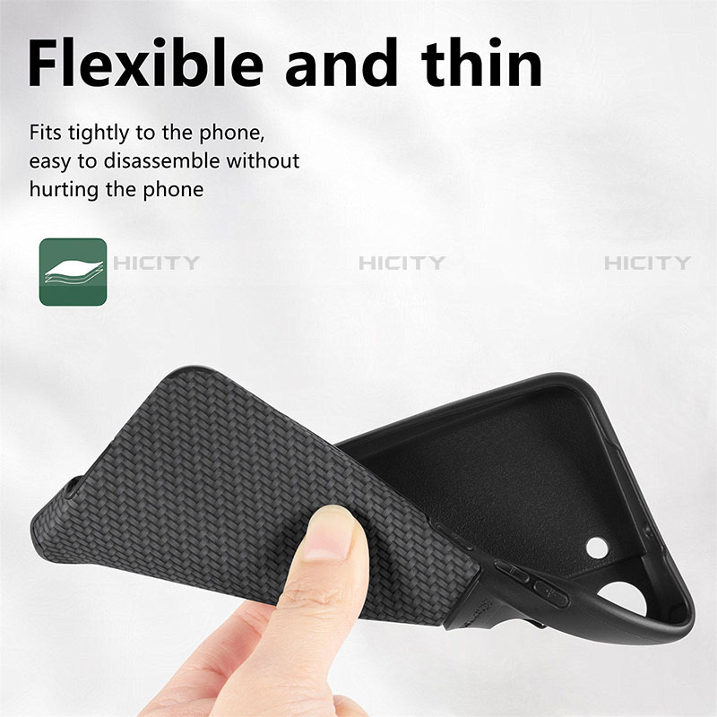 Silikon Hülle Handyhülle Ultra Dünn Schutzhülle Tasche Flexible mit Magnetisch S03D für Samsung Galaxy S21 5G