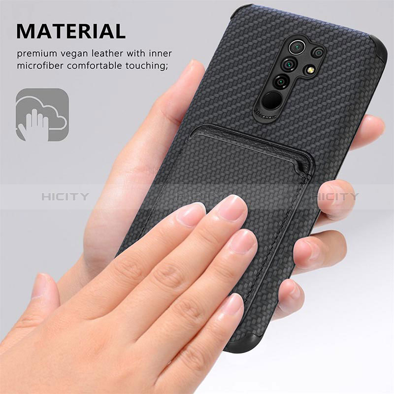 Silikon Hülle Handyhülle Ultra Dünn Schutzhülle Tasche Flexible mit Magnetisch S03D für Xiaomi Poco M2