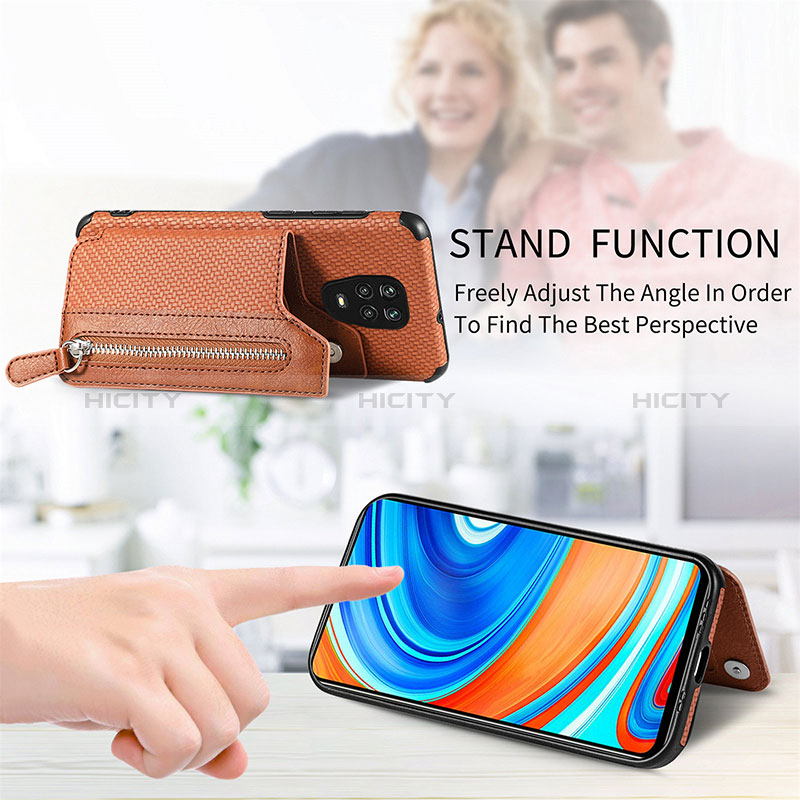 Silikon Hülle Handyhülle Ultra Dünn Schutzhülle Tasche Flexible mit Magnetisch S03D für Xiaomi Redmi Note 9S