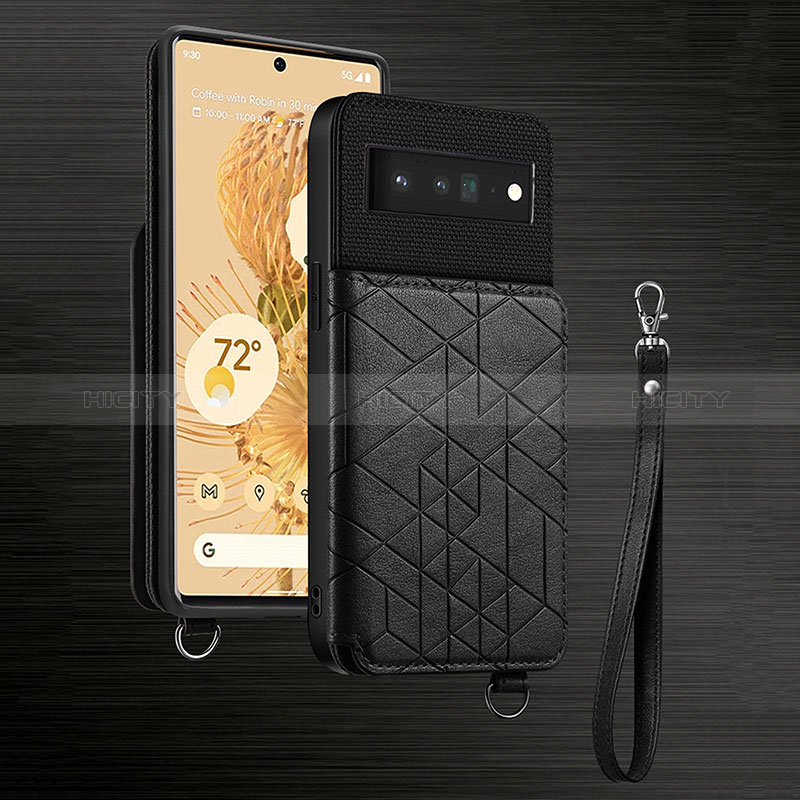 Silikon Hülle Handyhülle Ultra Dünn Schutzhülle Tasche Flexible mit Magnetisch S04D für Google Pixel 6 5G