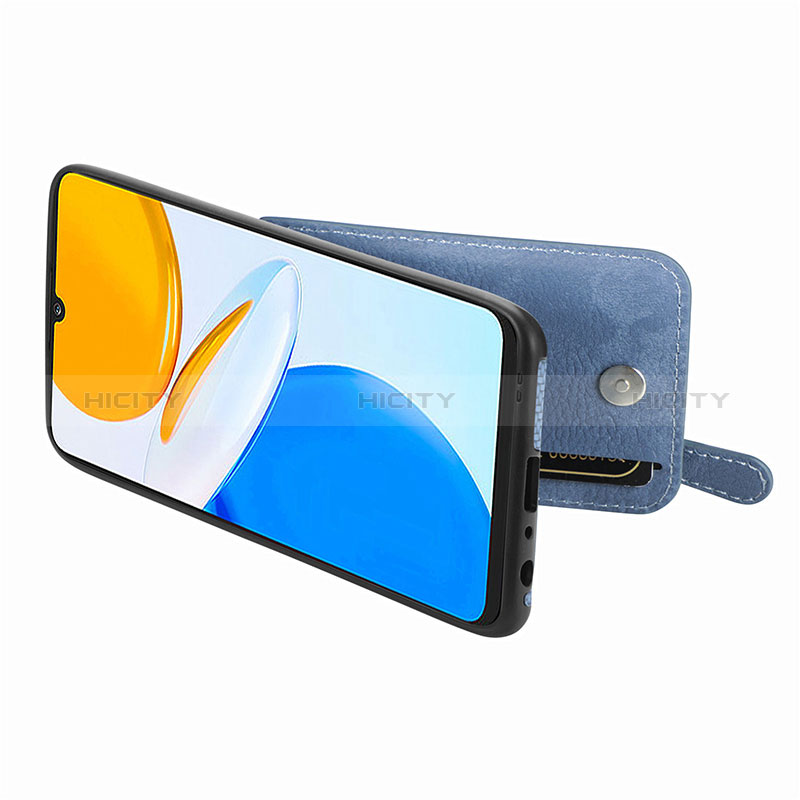 Silikon Hülle Handyhülle Ultra Dünn Schutzhülle Tasche Flexible mit Magnetisch S04D für Huawei Honor X7 groß