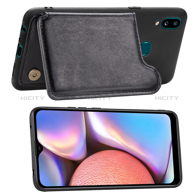 Silikon Hülle Handyhülle Ultra Dünn Schutzhülle Tasche Flexible mit Magnetisch S04D für Samsung Galaxy A10s