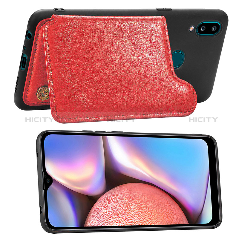 Silikon Hülle Handyhülle Ultra Dünn Schutzhülle Tasche Flexible mit Magnetisch S04D für Samsung Galaxy A10s