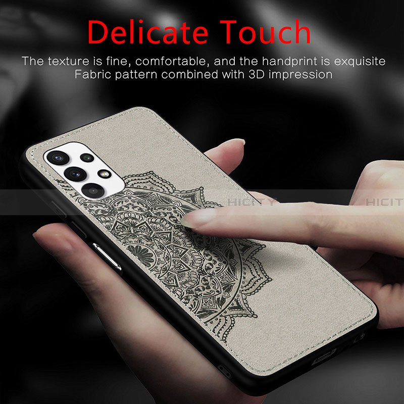 Silikon Hülle Handyhülle Ultra Dünn Schutzhülle Tasche Flexible mit Magnetisch S04D für Samsung Galaxy A32 4G