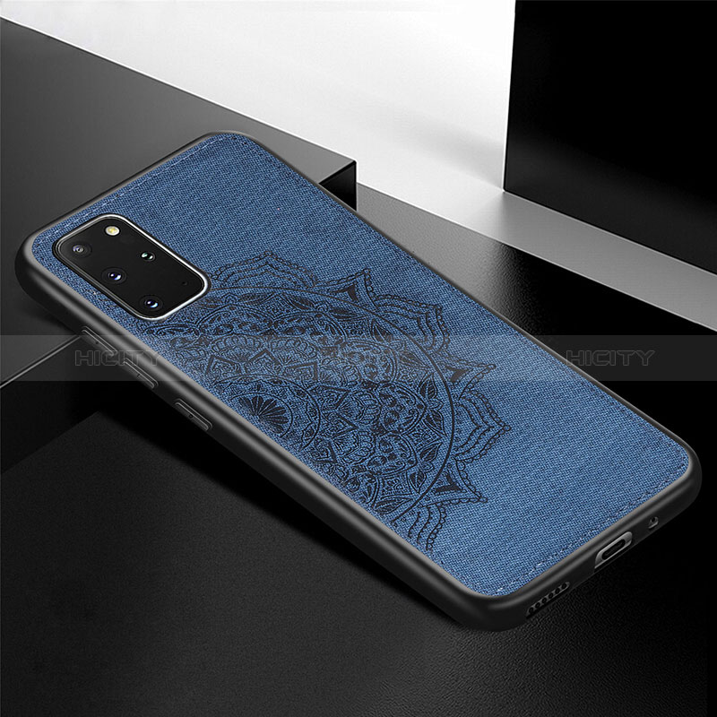 Silikon Hülle Handyhülle Ultra Dünn Schutzhülle Tasche Flexible mit Magnetisch S04D für Samsung Galaxy S20 Plus