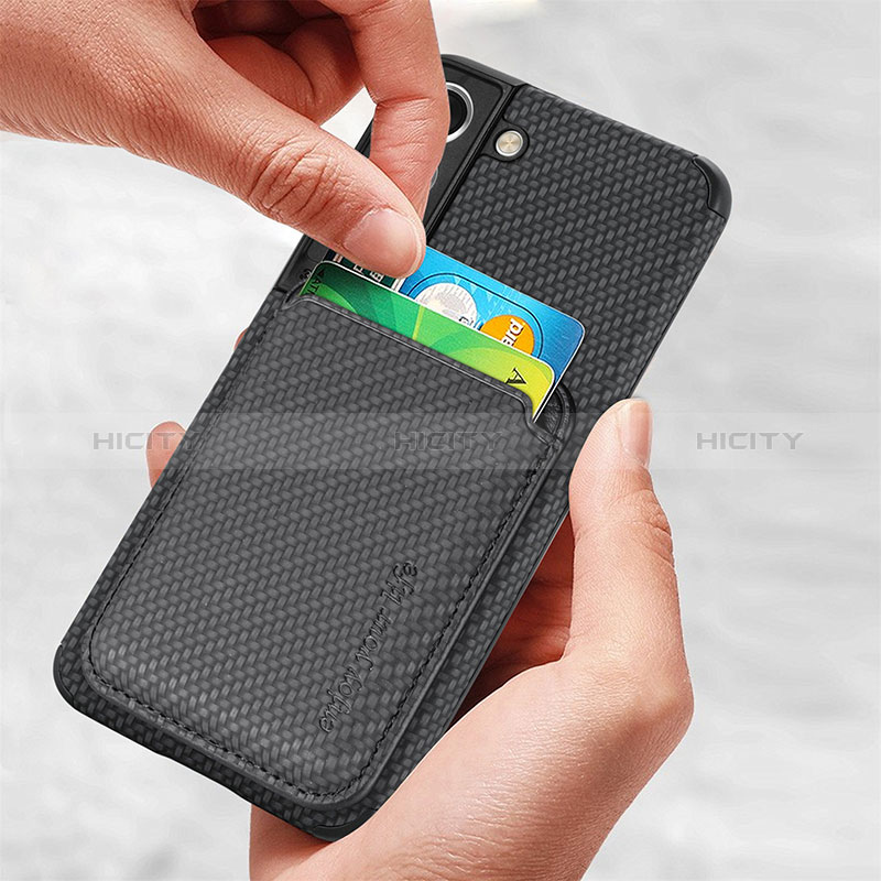 Silikon Hülle Handyhülle Ultra Dünn Schutzhülle Tasche Flexible mit Magnetisch S04D für Samsung Galaxy S25 5G