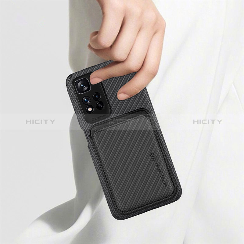 Silikon Hülle Handyhülle Ultra Dünn Schutzhülle Tasche Flexible mit Magnetisch S04D für Xiaomi Mi 11i 5G (2022) groß