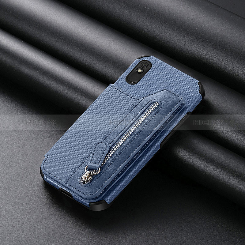 Silikon Hülle Handyhülle Ultra Dünn Schutzhülle Tasche Flexible mit Magnetisch S04D für Xiaomi Redmi 9A