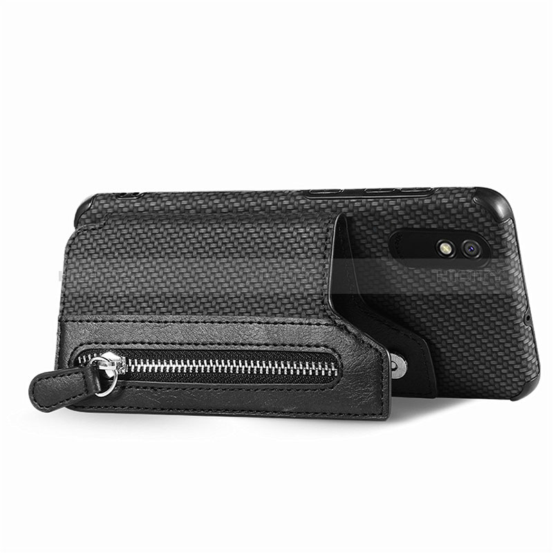 Silikon Hülle Handyhülle Ultra Dünn Schutzhülle Tasche Flexible mit Magnetisch S04D für Xiaomi Redmi 9A