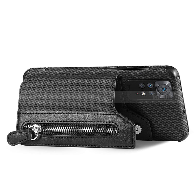 Silikon Hülle Handyhülle Ultra Dünn Schutzhülle Tasche Flexible mit Magnetisch S04D für Xiaomi Redmi Note 11 Pro 4G