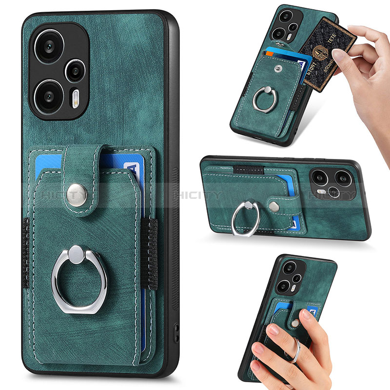 Silikon Hülle Handyhülle Ultra Dünn Schutzhülle Tasche Flexible mit Magnetisch S04D für Xiaomi Redmi Note 12 Turbo 5G groß