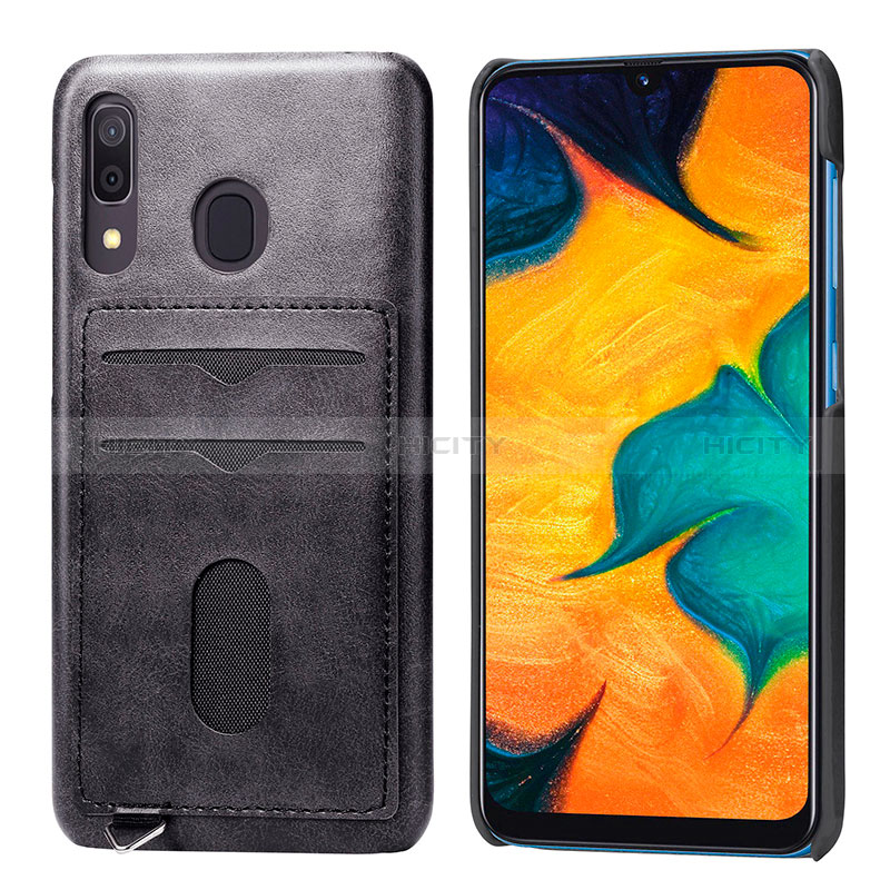 Silikon Hülle Handyhülle Ultra Dünn Schutzhülle Tasche Flexible mit Magnetisch S05D für Samsung Galaxy A30