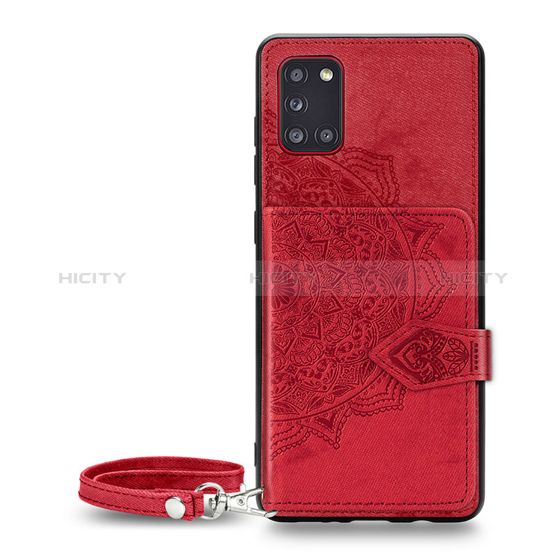 Silikon Hülle Handyhülle Ultra Dünn Schutzhülle Tasche Flexible mit Magnetisch S05D für Samsung Galaxy A31
