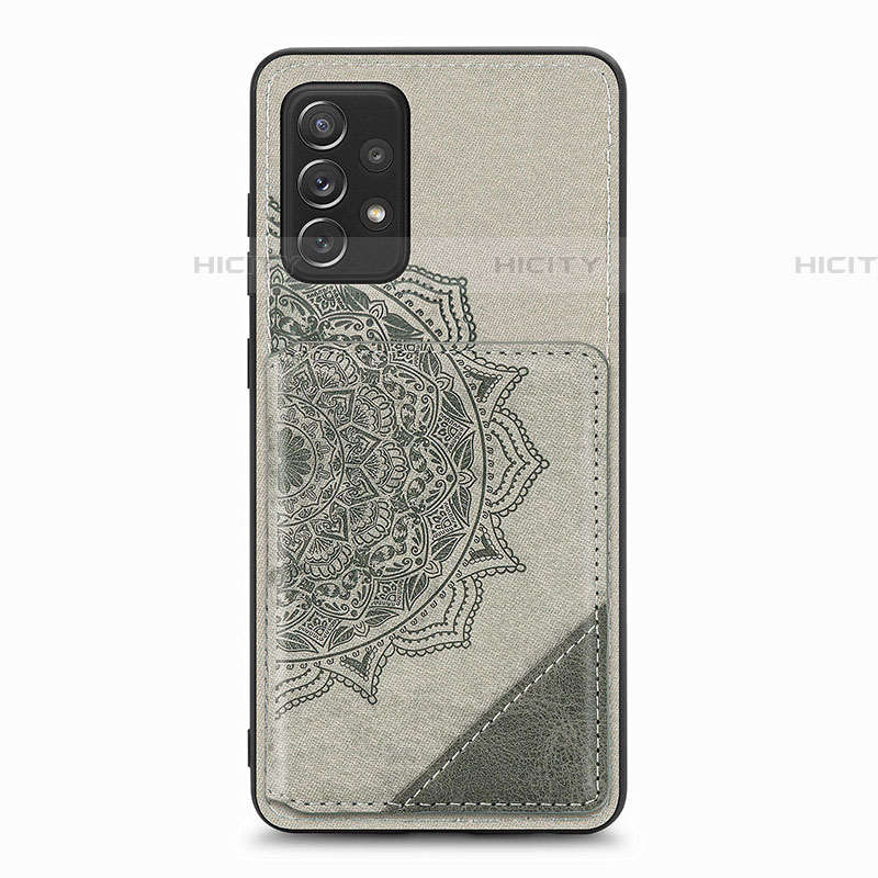 Silikon Hülle Handyhülle Ultra Dünn Schutzhülle Tasche Flexible mit Magnetisch S05D für Samsung Galaxy A52 5G