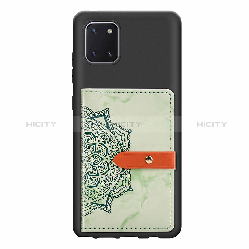 Silikon Hülle Handyhülle Ultra Dünn Schutzhülle Tasche Flexible mit Magnetisch S05D für Samsung Galaxy Note 10 Lite groß