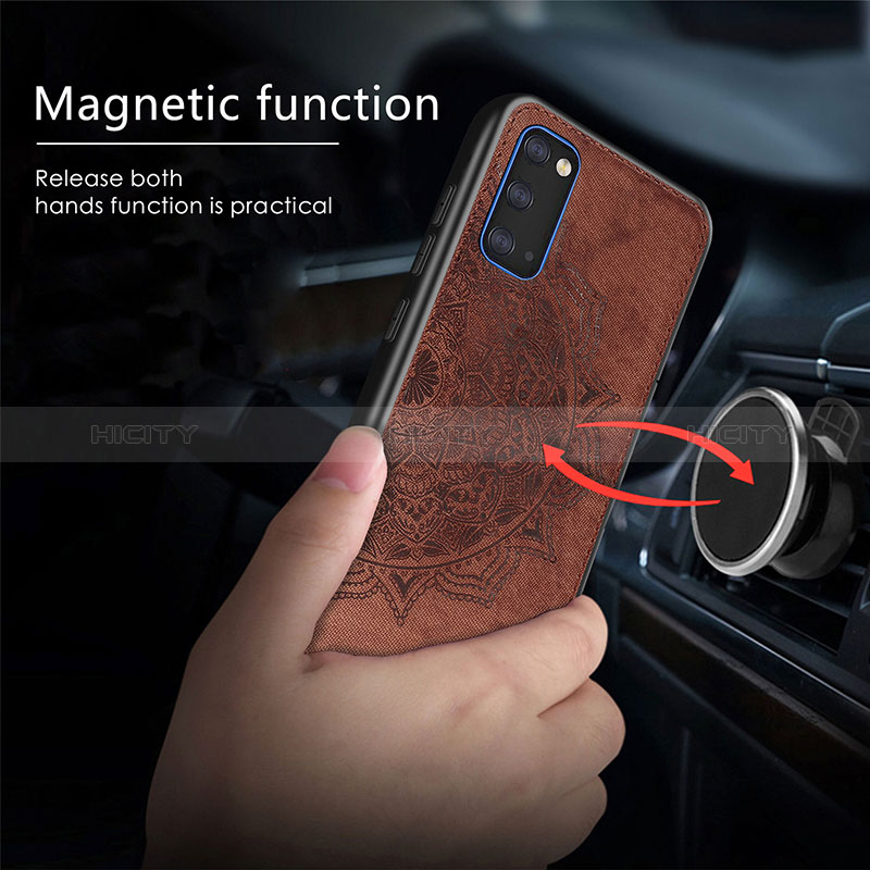 Silikon Hülle Handyhülle Ultra Dünn Schutzhülle Tasche Flexible mit Magnetisch S05D für Samsung Galaxy S20