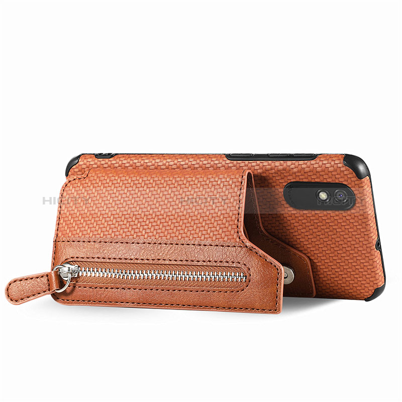 Silikon Hülle Handyhülle Ultra Dünn Schutzhülle Tasche Flexible mit Magnetisch S05D für Xiaomi Redmi 9A groß