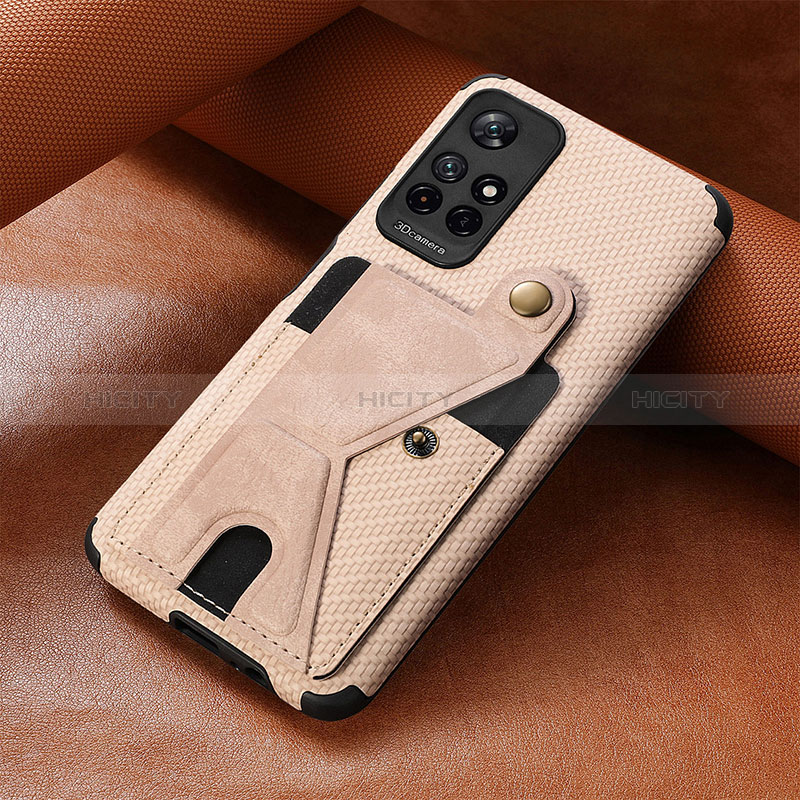 Silikon Hülle Handyhülle Ultra Dünn Schutzhülle Tasche Flexible mit Magnetisch S05D für Xiaomi Redmi Note 11 5G