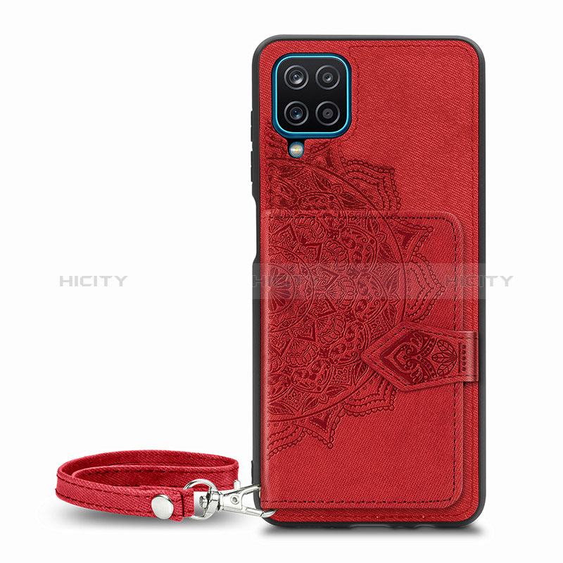 Silikon Hülle Handyhülle Ultra Dünn Schutzhülle Tasche Flexible mit Magnetisch S06D für Samsung Galaxy F12